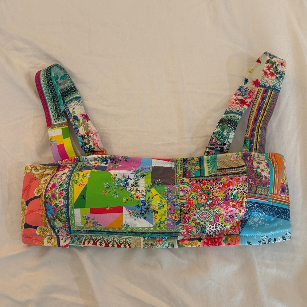 Johnny Was Multicolor swim top